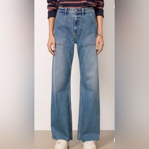 Pistola Penny Utility Jean, medium wash, raw hem, size 29